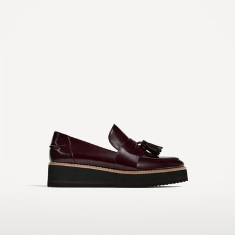 FLATFORM LOAFERS ZARA SHOES